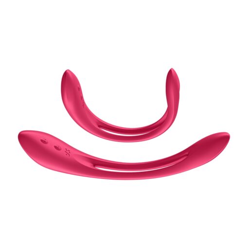 VIBRADOR ELASTIC JOY SATISFYER VERMELHO - Image 5