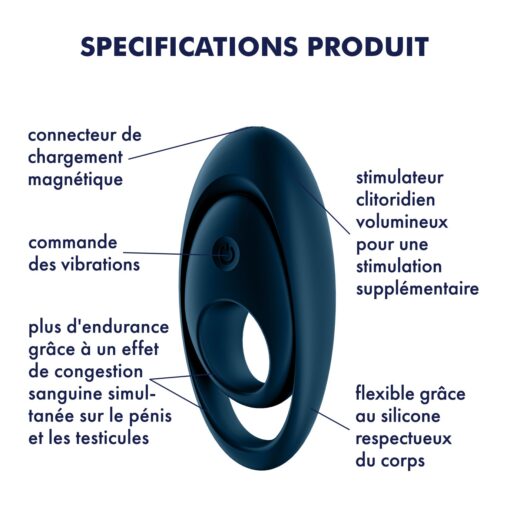 ANEL VIBRATÓRIO GLORIOUS DUO SATISFYER - Image 10