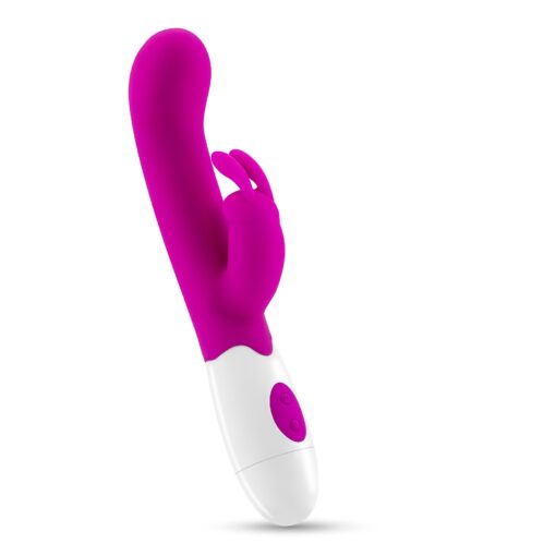 VIBRADOR COM ESTIMULADOR DE CLITÓRIS JIGGLIE E LUBRIFICANTE À BASE DE ÁGUA INCLUÍDO CRUSHIOUS - Image 2