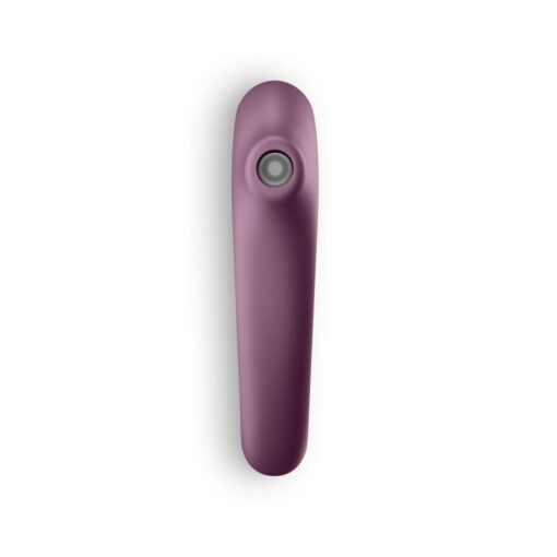 VIBRADOR DUAL KISS SATISFYER BORDEAUX - Image 2