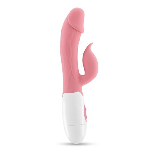 VIBRADOR COM ESTIMULADOR DE CLITÓRIS MOCHI ROSA E LUBRIFICANTE À BASE DE ÁGUA INCLUÍDO CRUSHIOUS - Image 4
