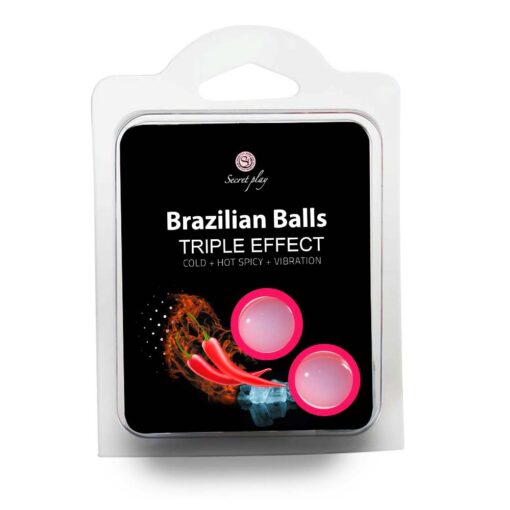 BOLAS LUBRIFICANTES BRAZILIAN BALLS EFEITO TRIPLO 2 X 4GR - Image 3
