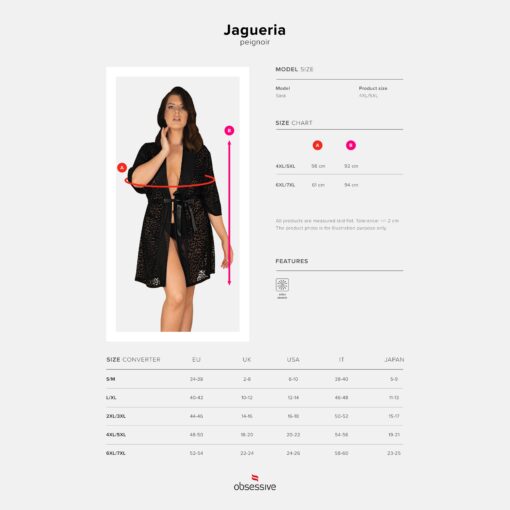 ROBE JAGUERIA TAMANHO QUEEN OBSESSIVE - Image 2