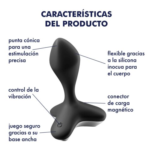 VIBRADOR ANAL GAME CHANGER SATISFYER PRETO - Image 8