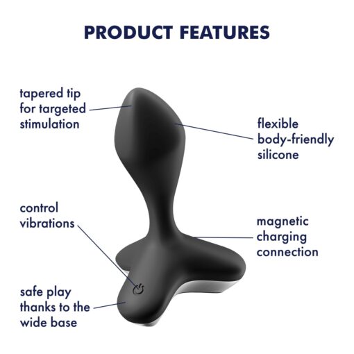 VIBRADOR ANAL GAME CHANGER SATISFYER PRETO - Image 9