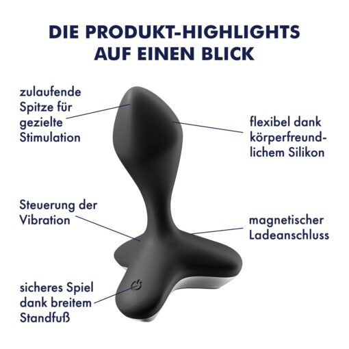 VIBRADOR ANAL GAME CHANGER SATISFYER PRETO - Image 10