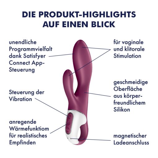 VIBRADOR HEATED AFFAIR COM APP SATISFYER - Image 12