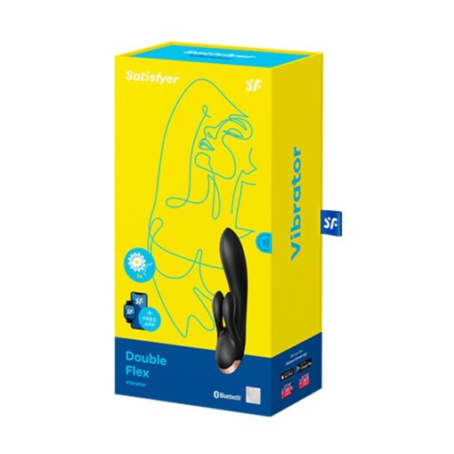 VIBRADOR DOUBLE FLEX COM APP SATISFYER PRETO - Image 6
