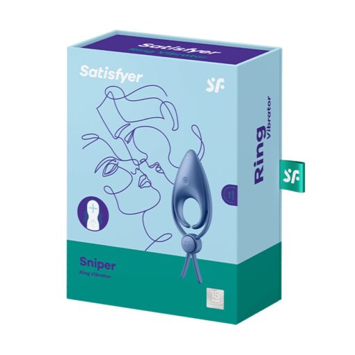 ANEL VIBRATÓRIO SNIPER SATISFYER AZUL - Image 6