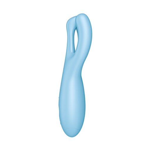 VIBRADOR THREESOME 4 COM APP SATISFYER AZUL - Image 3