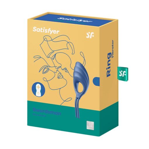 ANEL VIBRATÓRIO SWORDSMAN SATISFYER AZUL - Image 2