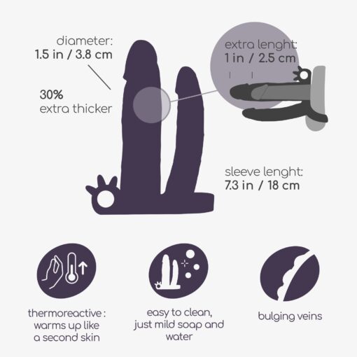 MANGA REALISTA PARA PÉNIS COM DILDO EXTRA GENERAL DICKOBI CRUSHIOUS - Image 8
