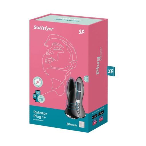 PLUG VIBRATÓRIO ROTATOR PLUG 1+ COM APP SATISFYER PRETO - Image 2