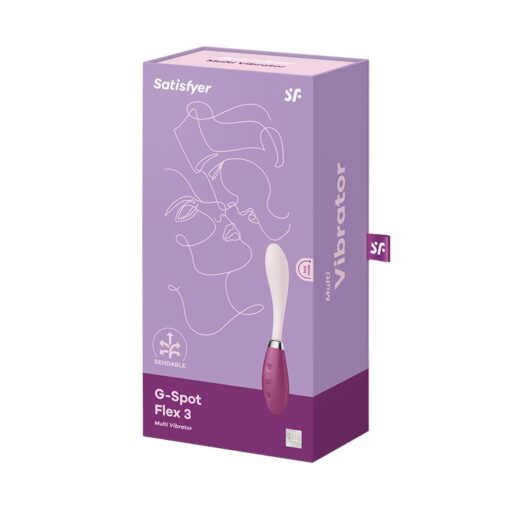 VIBRADOR G-SPOT FLEX 3 SATISFYER BORDÔ - Image 2