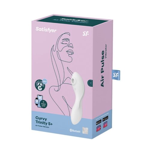 VIBRADOR CURVY TRINITY 5 SATISFYER BRANCO - Image 2