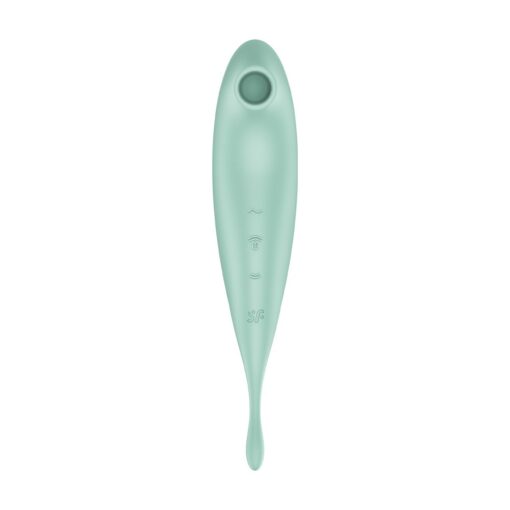 VIBRADOR TWIRLING PRO SATISFYER COM APLICAÇÃO CONNECT MENTA - Image 3