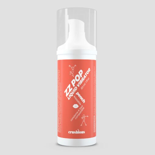 VIBRADOR LÍQUIDO ZZ POP COM AROMA PÊSSEGO 30ML CRUSHIOUS - Image 3