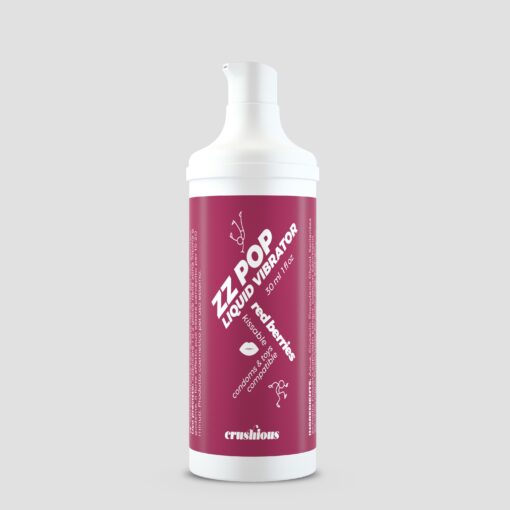 VIBRADOR LÍQUIDO ZZ POP COM AROMA FRUTOS VERMELHOS 30ML CRUSHIOUS - Image 2