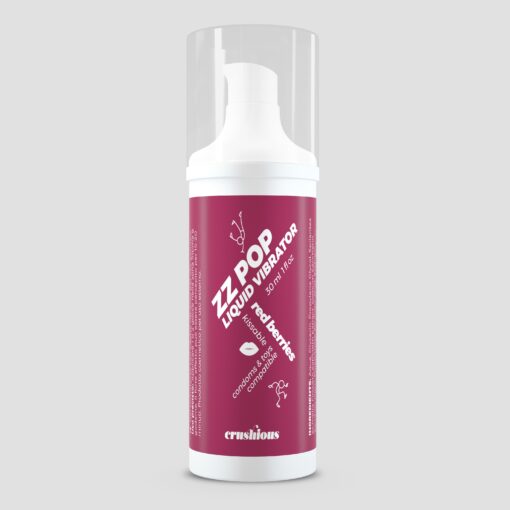 VIBRADOR LÍQUIDO ZZ POP COM AROMA FRUTOS VERMELHOS 30ML CRUSHIOUS - Image 3