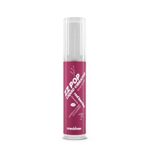 VIBRADOR LÍQUIDO ZZ POP COM AROMA FRUTOS VERMELHOS 10ML CRUSHIOUS - Image 3