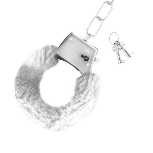 ALGEMAS DE PELUCHE LOVE CUFFS CRUSHIOUS BRANCAS - Image 3