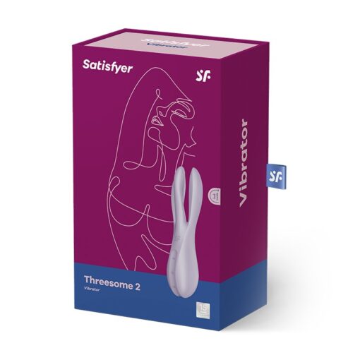 VIBRADOR THREESOME 2 LILÁS SATISFYER - Image 10