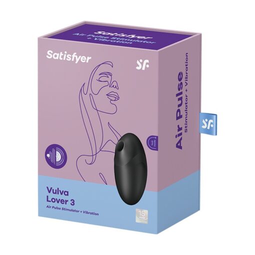ESTIMULADOR VULVA LOVER 3 PRETO SATISFYER - Image 10