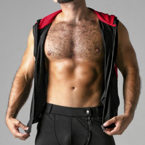 COLETE LOOK AT HARDER HOODY VERMELHO LOCKER GEAR - Image 5