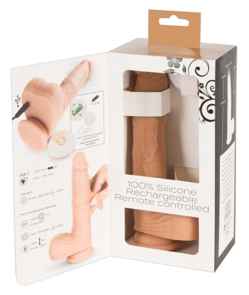VIBRADOR REALISTA COM VAI-VEM E COMANDO SEM FIOS NATURAL THRUSTING VIBE YOU2TOYS - Image 11