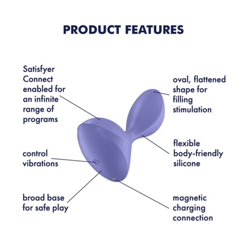 PLUG ANAL SWEET SEAL LILÁS SATISFYER - Image 3