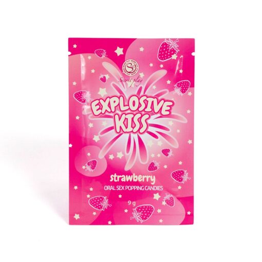 REBUÇADOS DE ESTALIDOS EXPLOSIVE KISS MORANGO SECRET PLAY - Image 2