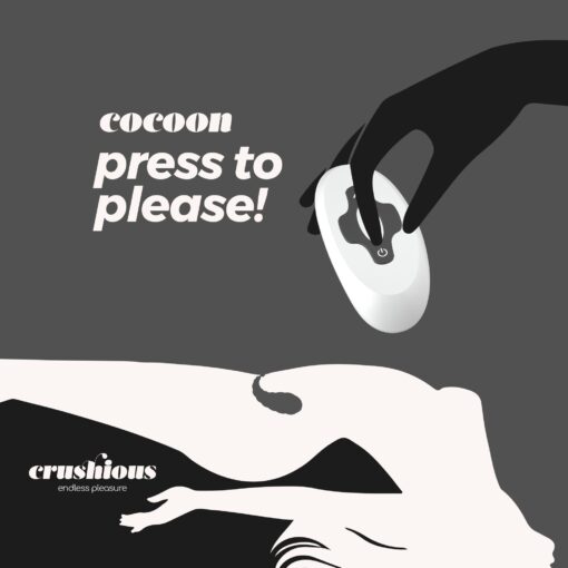 COCOON OVO VIBRATÓRIO RECARREGÁVEL COM COMANDO À DISTÂNCIA CRUSHIOUS PRETO - Image 10
