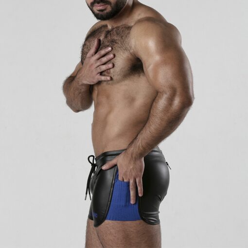 CALÇÃO PERNEIRA 2 WAY ZIPPER CONTRAST SHORT AZUL LOCKER GEAR - Image 5