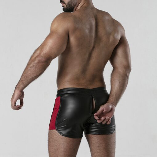 CALÇÃO PERNEIRA 2 WAY ZIPPER CONTRAST SHORT VERMELHO LOCKER GEAR - Image 4