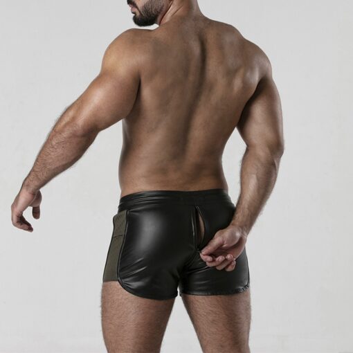 CALÇÃO PERNEIRA 2 WAY ZIPPER CONTRAST SHORT CAQUI LOCKER GEAR - Image 3