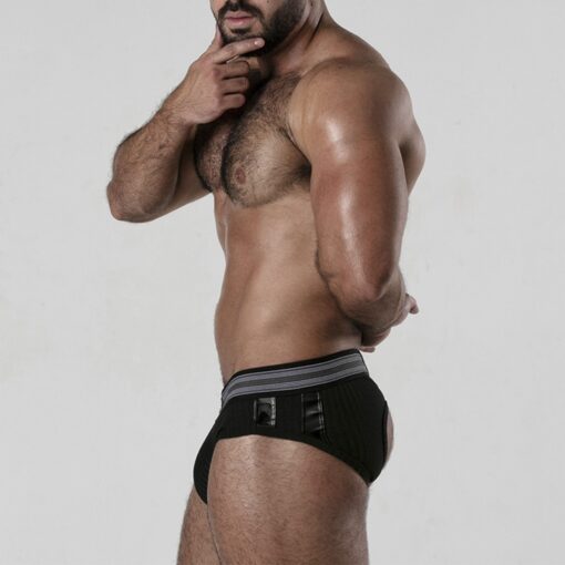CUECA BACKROOM BOTTOMLESS LOCKER GEAR BRANCA - Image 3