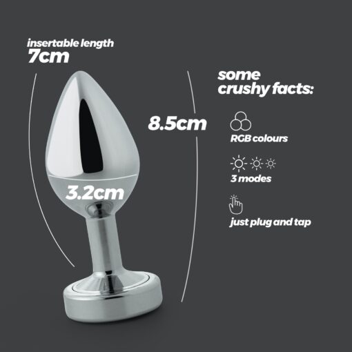BOREALIS PLUG ANAL MÉDIO COM LED CRUSHIOUS - Image 8