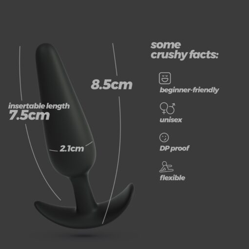 TIC PLUG ANAL DE SILICONE PEQUENO CRUSHIOUS - Image 7