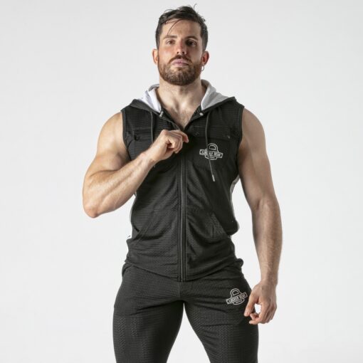 COLETE HOODY BRANCO LOCKER GEAR - Image 4