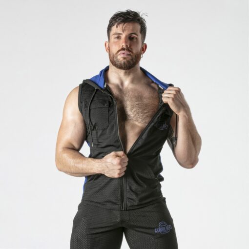 COLETE HOODY AZUL LOCKER GEAR - Image 4