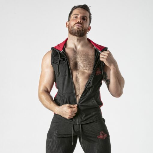 COLETE HOODY VERMELHO LOCKER GEAR - Image 4