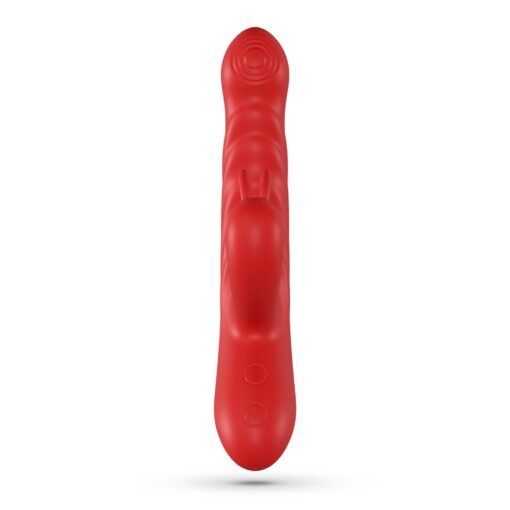 LAPIN VIBRADOR RECARREGÁVEL RABBIT COM IMPULSO VERMELHO CRUSHIOUS - Image 4