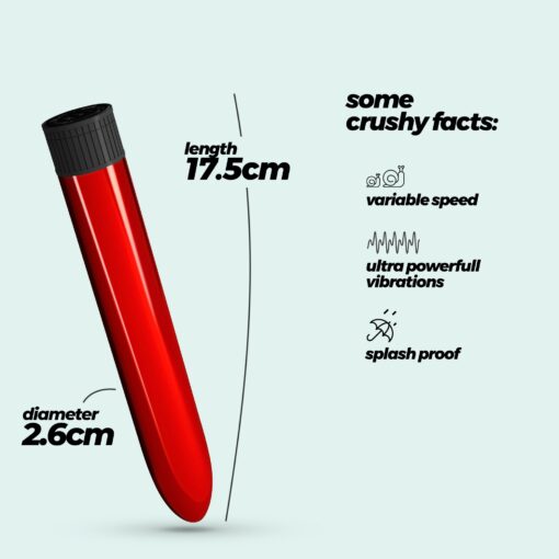 VIBRADOR CLASSIC VIBE CRUSHIOUS VERMELHO - Image 7