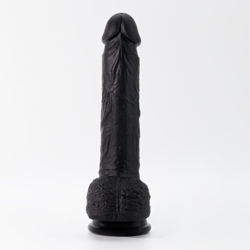 DILDO DE SILICONE LÍQUIDO INVIKTUS 8 CRUSHIOUS PRETO - Image 4