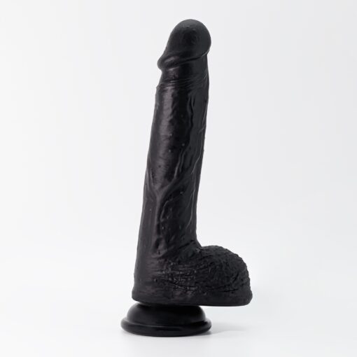 DILDO DE SILICONE LÍQUIDO INVIKTUS 8 CRUSHIOUS PRETO - Image 5