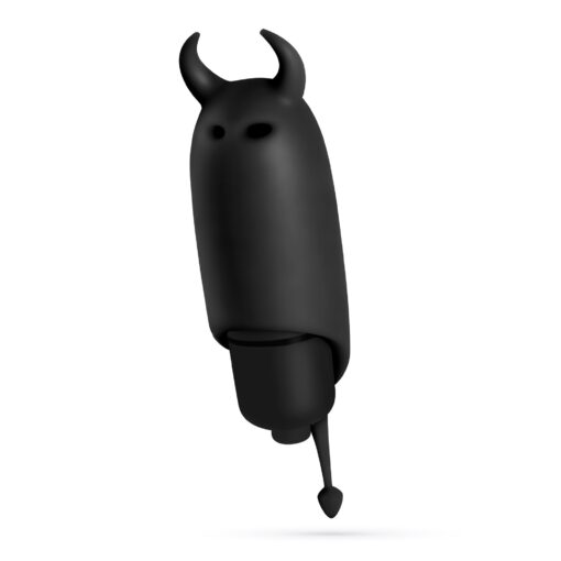 O-PET DIABO COM BALA DE 10 VIBRAÇÕES PRETO CRUSHIOUS - Image 2