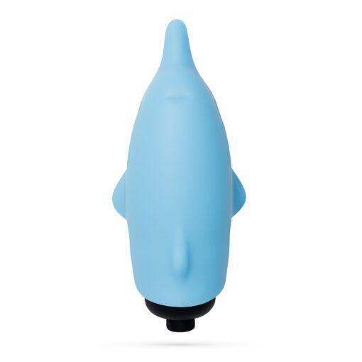 O-PET GOLFINHO COM BALA DE 10 VIBRAÇÕES AZUL CRUSHIOUS - Image 3