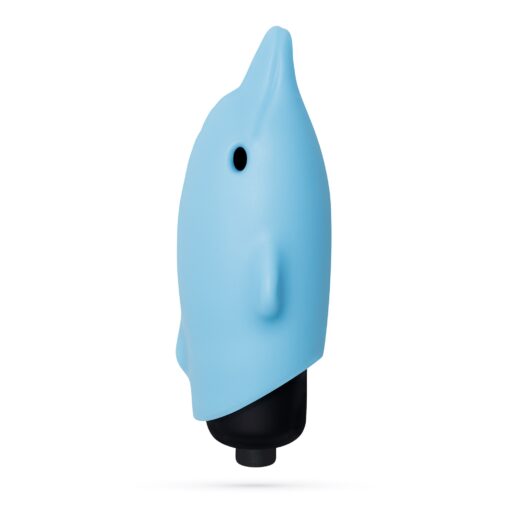 O-PET GOLFINHO COM BALA DE 10 VIBRAÇÕES AZUL CRUSHIOUS - Image 4