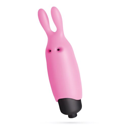 O-PET COELHO COM BALA DE 10 VIBRAÇÕES ROSA PASTEL CRUSHIOUS - Image 2