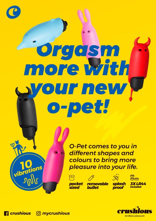 O-PET DIABO COM BALA DE 10 VIBRAÇÕES PRETO CRUSHIOUS - Image 11